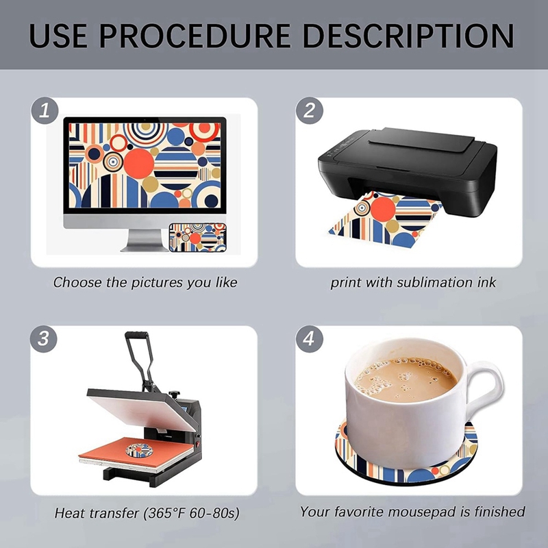 Sublimation Blank Cup Coasters - огляд і ціна Coaster Sublimation Blank