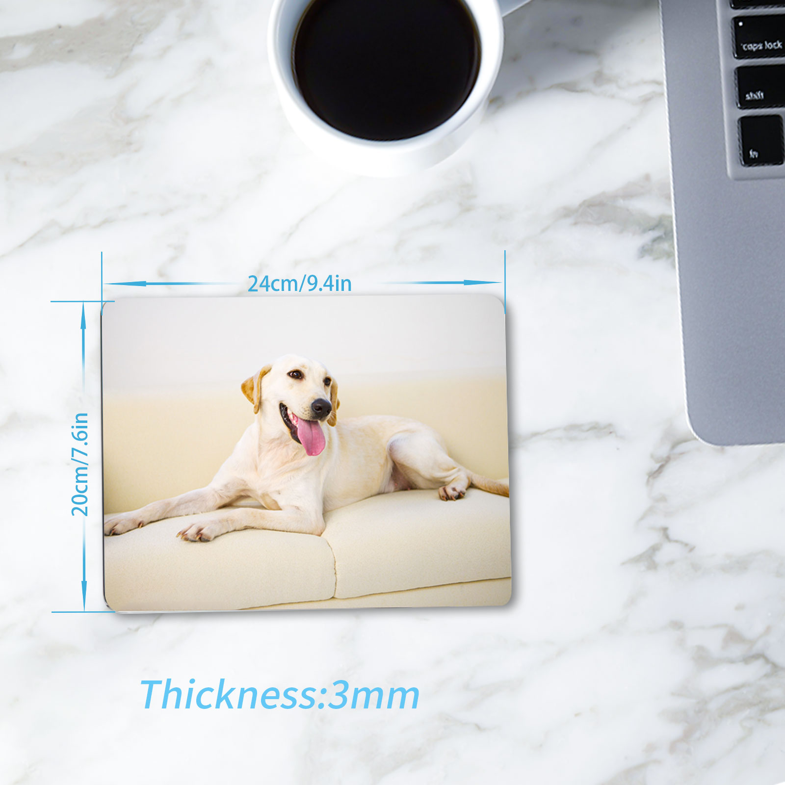8pcs Sublimation Mouse Pad Bla - огляд і ціна Mouse Pad Blank Sublimation
