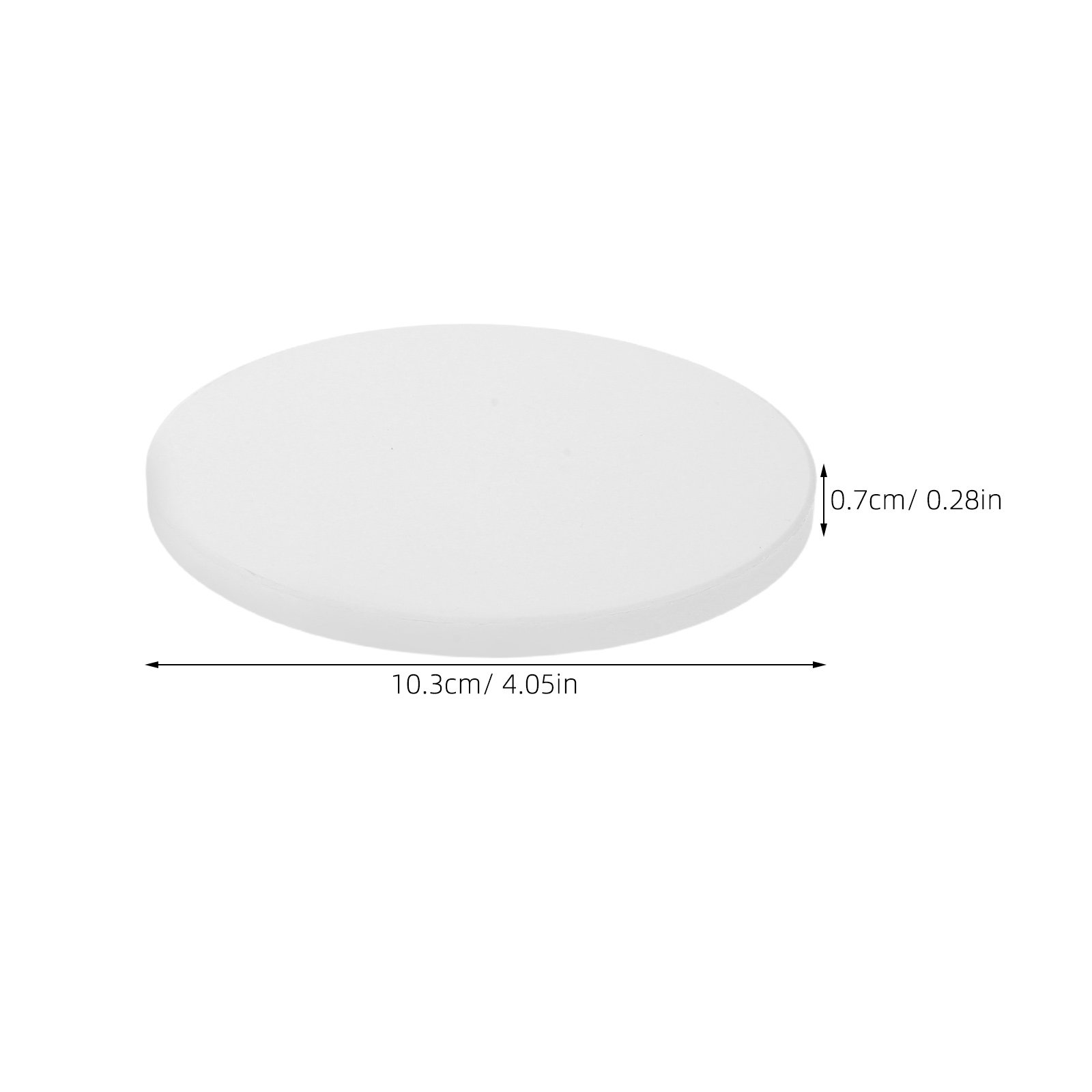 12Pcs Blank White Round Cerami - огляд і ціна Ceramic Tile Blank